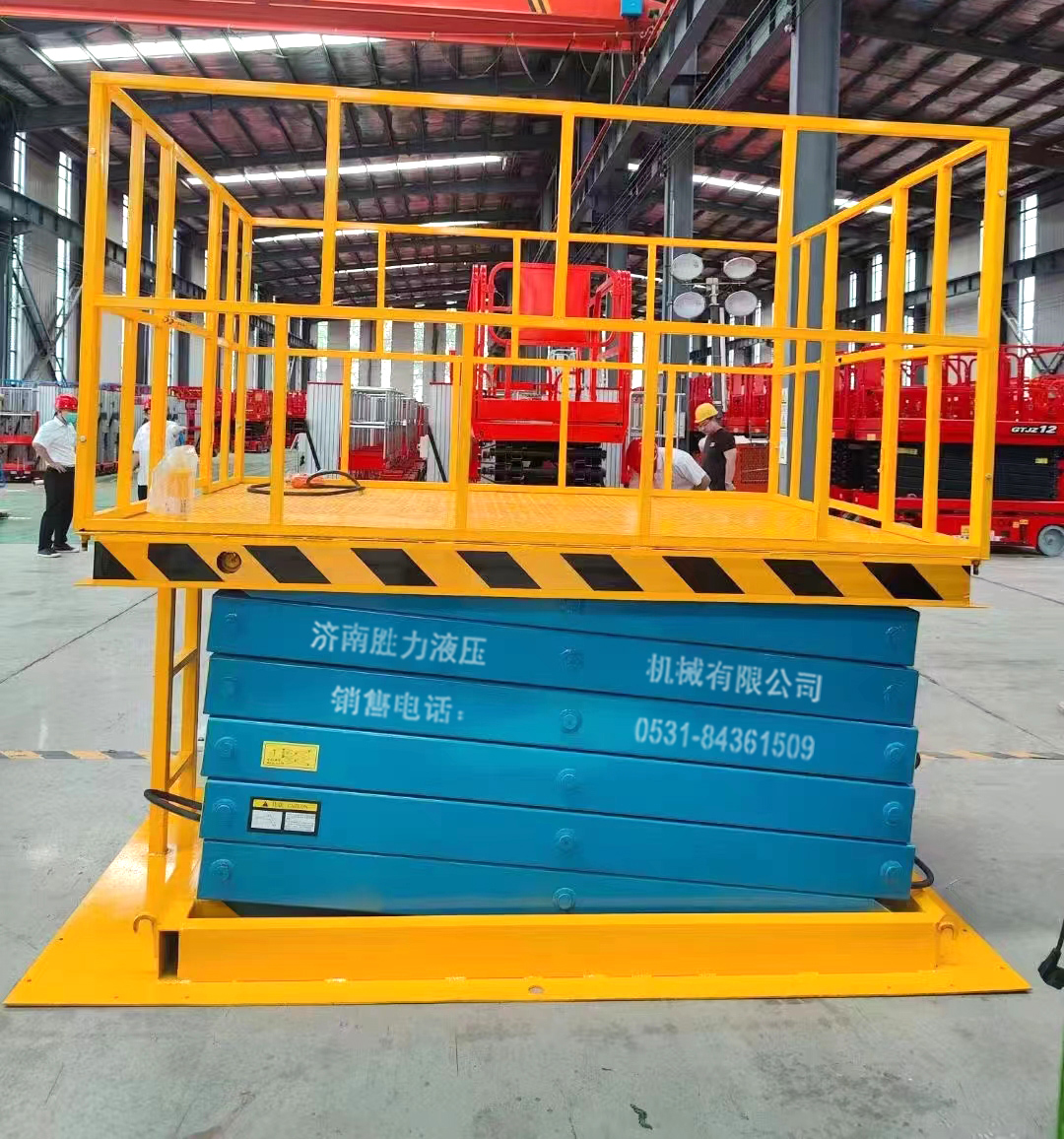 定制剪叉升降平臺(tái)組裝調(diào)試完畢！